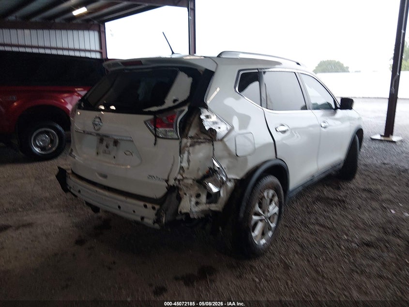 2016 Nissan Rogue VIN KNMAT2MVXGP712711 IAAI salvage auction — RIGHT REAR, Salvage (Louisiana), sold $1,650 on 2026-07-15 (photo 4)