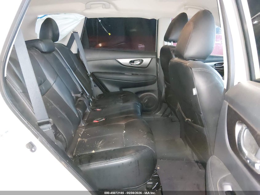 2016 Nissan Rogue VIN KNMAT2MVXGP712711 IAAI salvage auction — RIGHT REAR, Salvage (Louisiana), sold $1,650 on 2026-07-15 (photo 8)