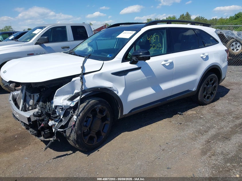 2025 Kia Sorento VIN 5XYRKDJF5SG356405 IAAI salvage auction — FRONT END, Salvage (Virginia), sold $9,975 on 2026-07-07 (photo 2)