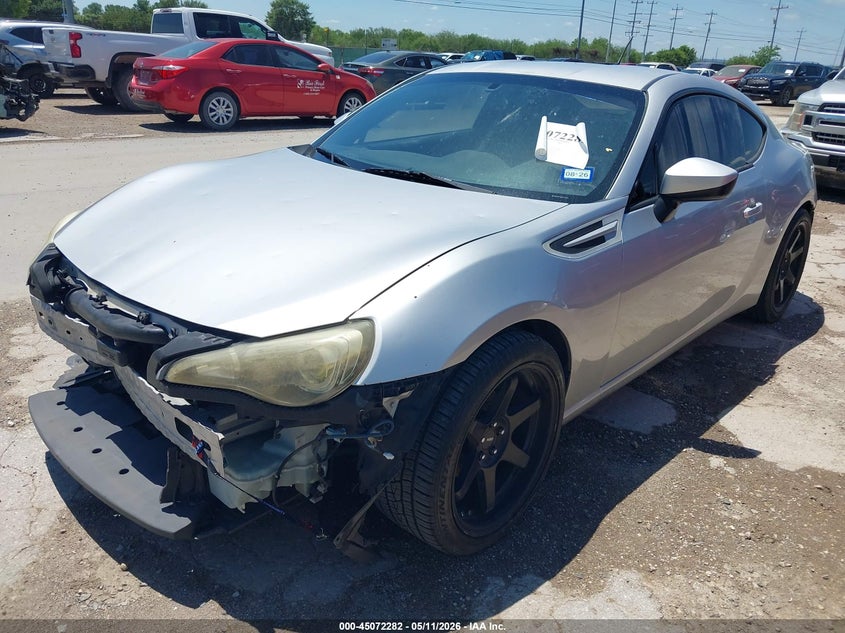 2013 Subaru Brz VIN JF1ZCAC15D2613563 IAAI salvage auction — FRONT & REAR, Original (Texas), sold $1,550 on 2026-07-20 (photo 2)