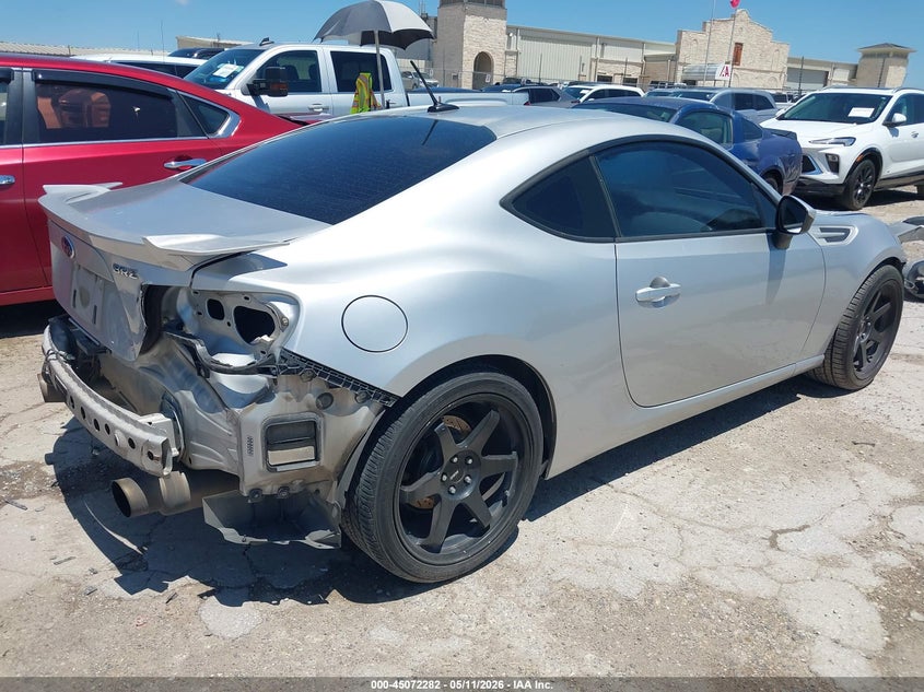 2013 Subaru Brz VIN JF1ZCAC15D2613563 IAAI salvage auction — FRONT & REAR, Original (Texas), sold $1,550 on 2026-07-20 (photo 4)