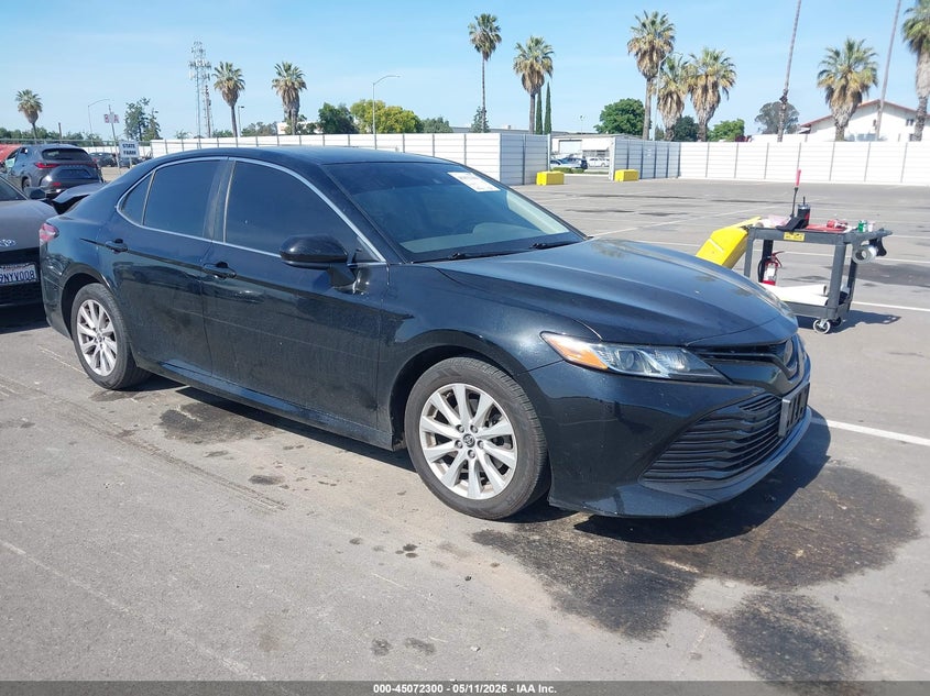 2018 Toyota Camry VIN JTNB11HK9J3038811 IAAI salvage auction — REAR END, Salvage (California), sold $4,950 on 2026-07-07 (photo 1)