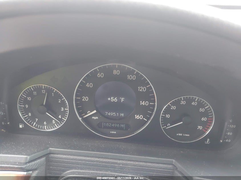 2003 Mercedes-benz E-klasse VIN WDBUF70J13A123174 IAAI salvage auction — RIGHT FRONT, Salvage - Greater Than 75% (Maryland), sold $250 on 2026-07-09 (photo 7)
