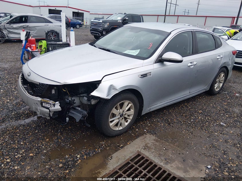 2017 Kia Optima VIN 5XXGT4L39HG145504 IAAI salvage auction — FRONT END, Salvage (Louisiana), sold $25 on 2026-07-29 (photo 2)