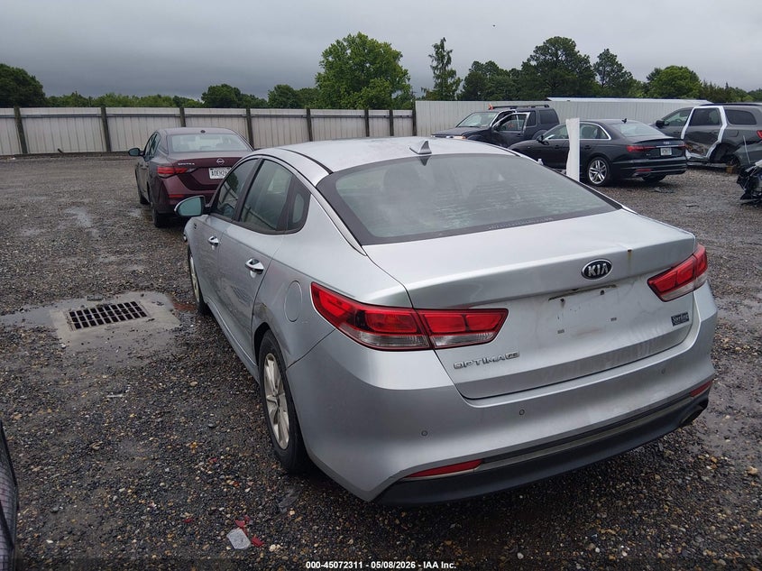 2017 Kia Optima VIN 5XXGT4L39HG145504 IAAI salvage auction — FRONT END, Salvage (Louisiana), sold $25 on 2026-07-29 (photo 3)