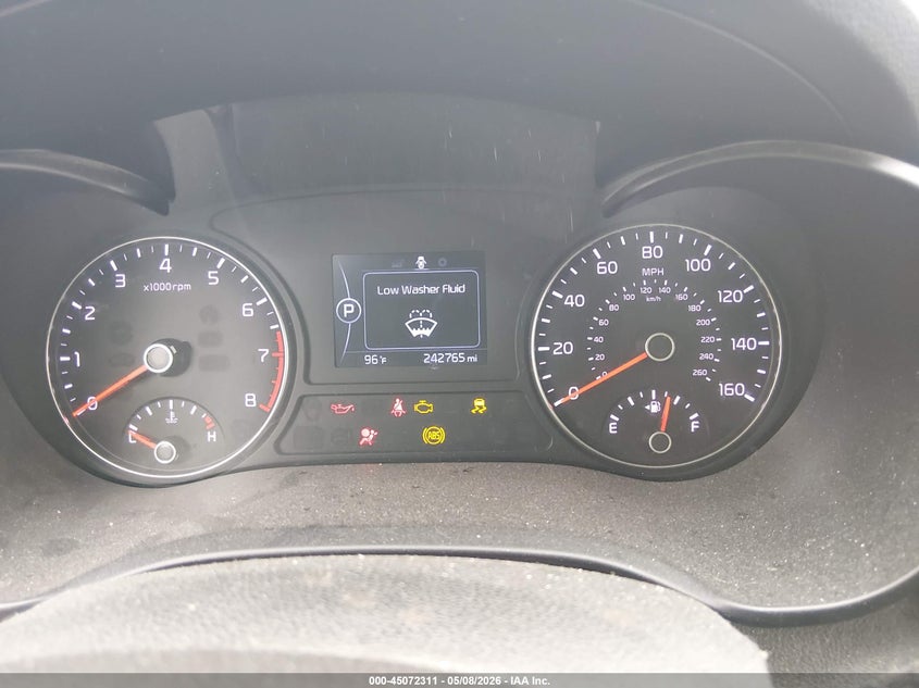 2017 Kia Optima VIN 5XXGT4L39HG145504 IAAI salvage auction — FRONT END, Salvage (Louisiana), sold $25 on 2026-07-29 (photo 7)