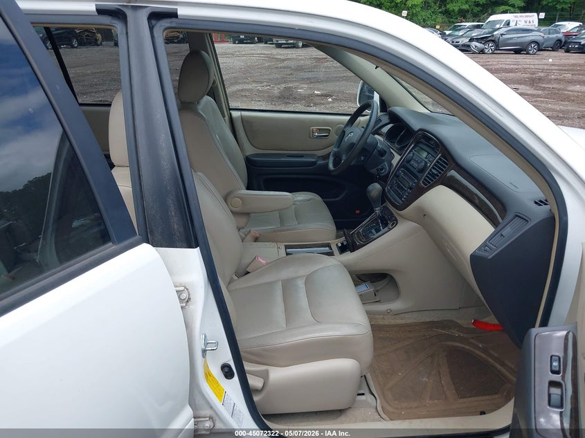 2002 Toyota Highlander VIN JTEHF21A720068525 IAAI salvage auction — NORMAL WEAR, Salvage (Texas), sold $500 on 2026-07-15 (photo 5)