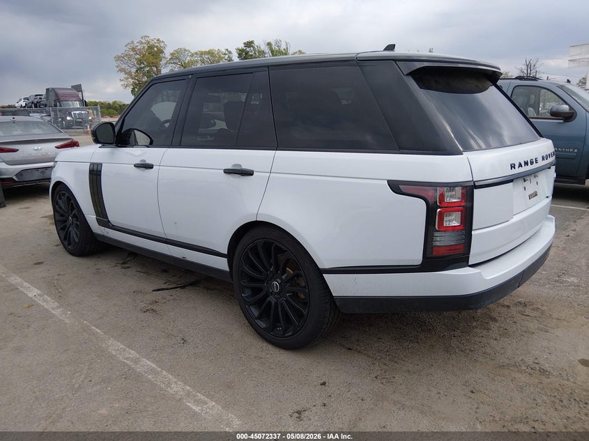 2016 Land rover RANGE ROVER VIN SALGS2KF0GA264922 IAAI salvage auction — RIGHT SIDE, Clear (New Jersey), sold $7,950 on 2026-07-20 (photo 3)