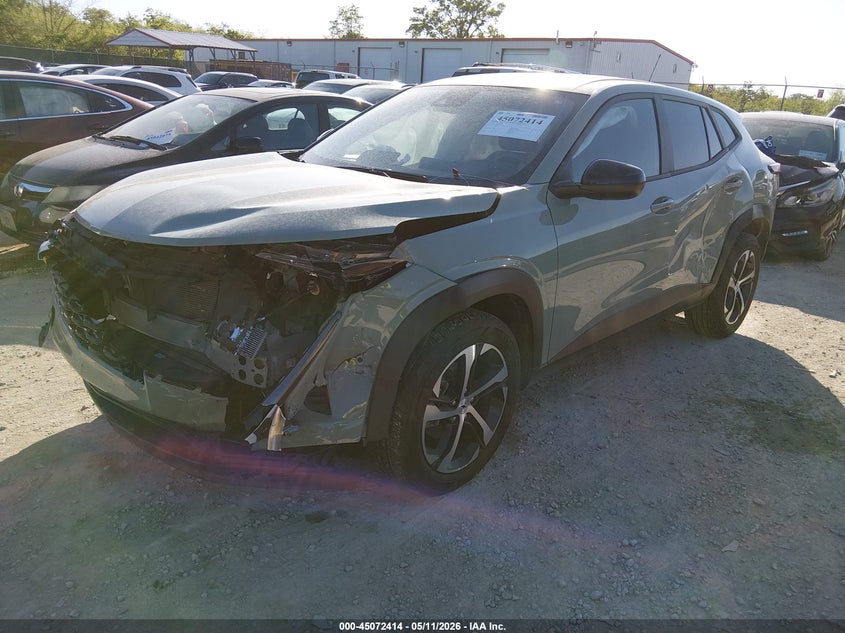 2024 Chevrolet Trax VIN KL77LGE26RC203721 IAAI salvage auction — FRONT END, Salvage (Ohio), sold $3,250 on 2026-07-20 (photo 2)