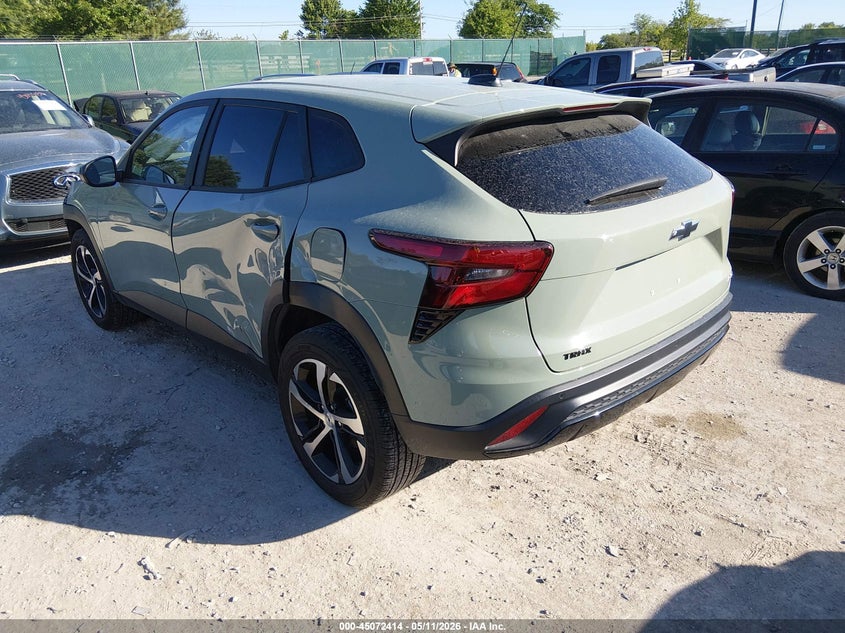 2024 Chevrolet Trax VIN KL77LGE26RC203721 IAAI salvage auction — FRONT END, Salvage (Ohio), sold $3,250 on 2026-07-20 (photo 3)