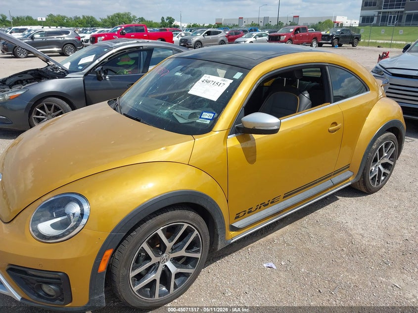 2017 Volkswagen Beetle VIN 3VWS17AT6HM622776 IAAI salvage auction — HAIL, Original (Texas), sold $7,350 on 2026-07-07 (photo 6)