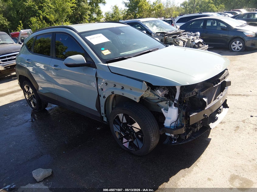 2025 Hyundai Kona VIN KM8HCCAB7SU228192 IAAI salvage auction — RIGHT FRONT, Salvage (Missouri), sold $7,200 on 2026-07-08 (photo 1)
