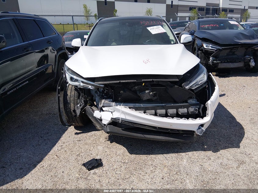 2020 Infiniti Qx50 VIN 3PCAJ5M13LF101184 IAAI salvage auction — FRONT END, Salvage Title, sold $6,000 on 2026-09-08 (photo 6)