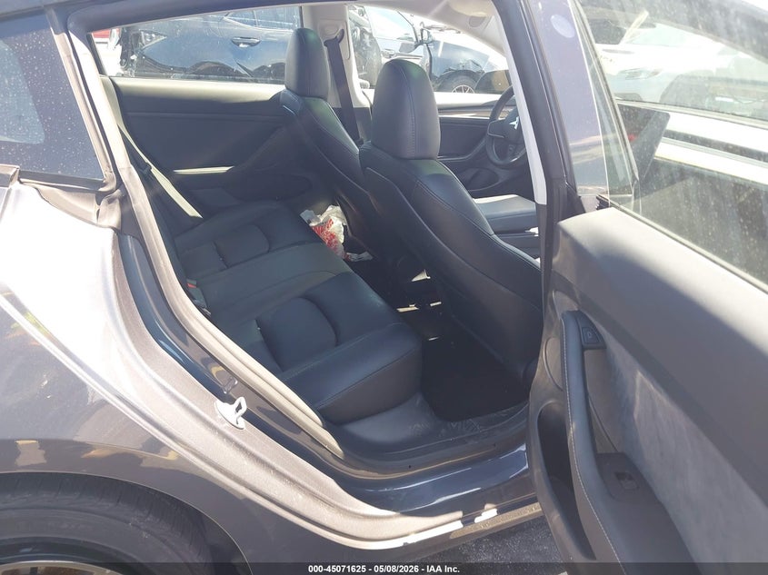 2023 Tesla Model 3 VIN 5YJ3E1EA7PF566545 IAAI salvage auction — LEFT SIDE, Rebuildable (Florida), sold $5,900 on 2026-07-29 (photo 8)