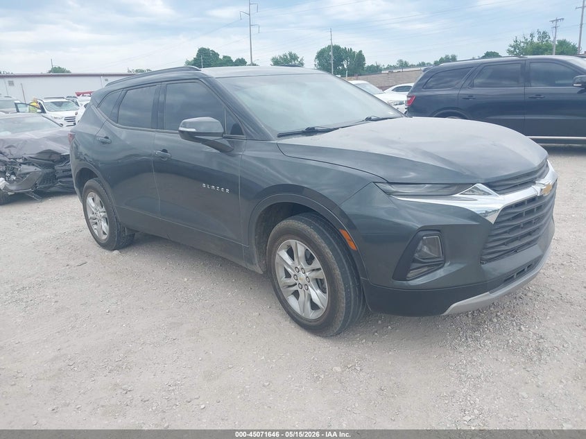 2020 Chevrolet Blazer VIN 3GNKBCRSXLS585084 IAAI salvage auction — HAIL, Clear (Missouri), sold $7,300 on 2026-07-30 (photo 1)