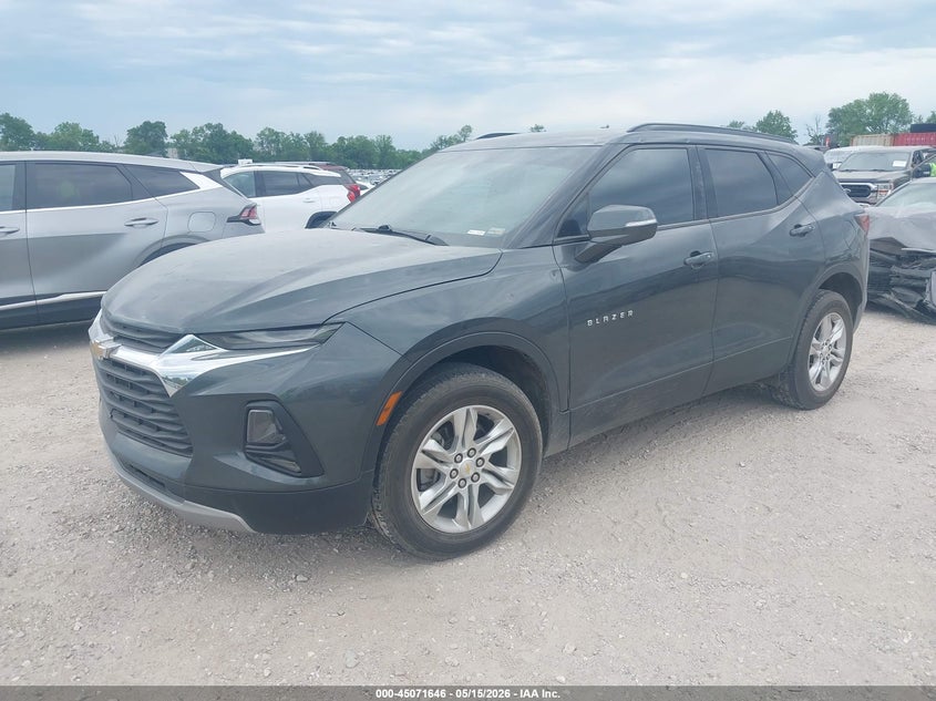 2020 Chevrolet Blazer VIN 3GNKBCRSXLS585084 IAAI salvage auction — HAIL, Clear (Missouri), sold $7,300 on 2026-07-30 (photo 2)