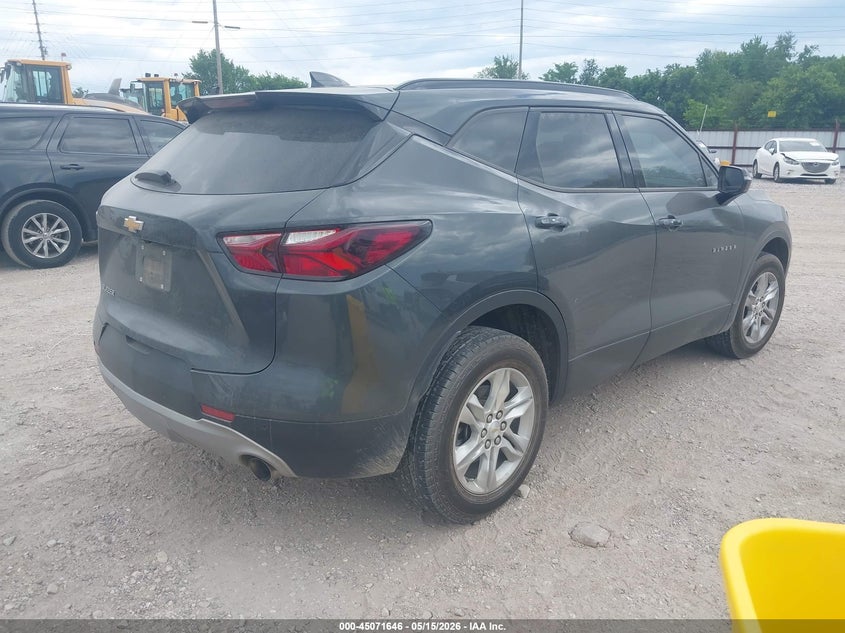 2020 Chevrolet Blazer VIN 3GNKBCRSXLS585084 IAAI salvage auction — HAIL, Clear (Missouri), sold $7,300 on 2026-07-30 (photo 4)