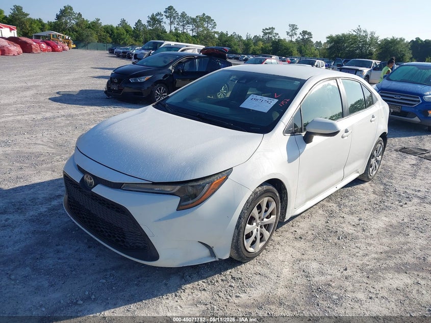 2020 Toyota Corolla VIN JTDEPRAE4LJ031511 IAAI salvage auction — LEFT REAR, Certificate Of Destruction (Florida), sold $3,550 on 2026-07-16 (photo 2)