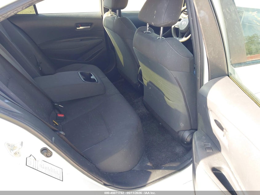 2020 Toyota Corolla VIN JTDEPRAE4LJ031511 IAAI salvage auction — LEFT REAR, Certificate Of Destruction (Florida), sold $3,550 on 2026-07-16 (photo 8)