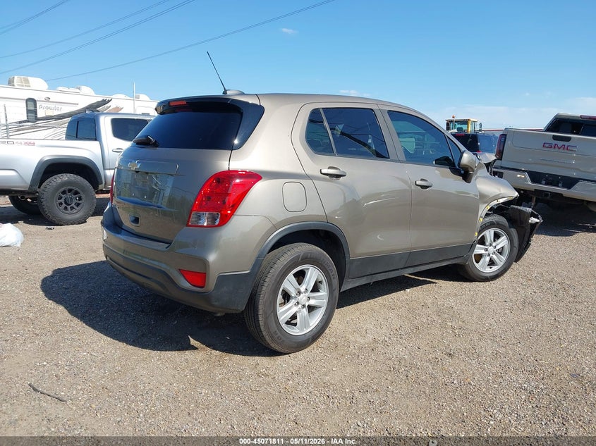 2022 Chevrolet Trax VIN KL7CJNSM4NB516152 IAAI salvage auction — RIGHT FRONT, Salvage (Texas), sold $1,625 on 2026-07-21 (photo 4)