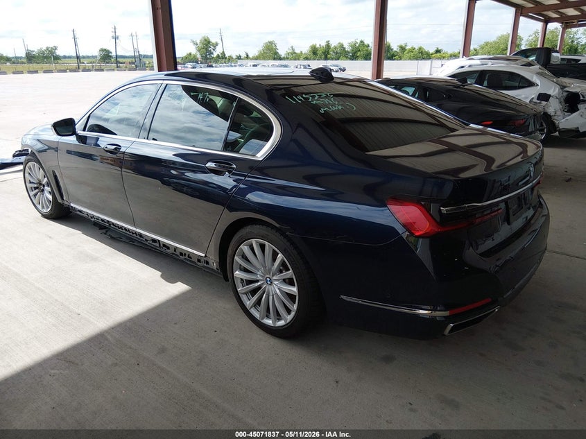 2020 BMW 7er VIN WBA7T2C09LGF96637 IAAI salvage auction — FRONT END, Salvage Title, sold $13,900 on 2026-09-11 (photo 3)