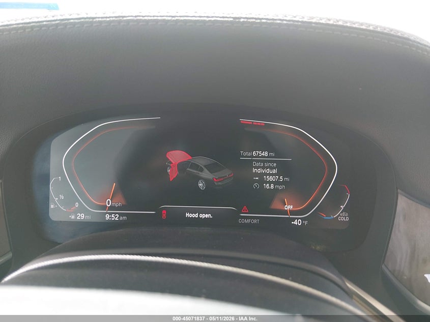 2020 BMW 7er VIN WBA7T2C09LGF96637 IAAI salvage auction — FRONT END, Salvage Title, sold $13,900 on 2026-09-11 (photo 7)