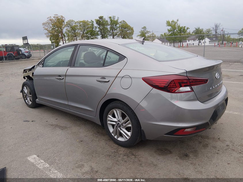 2020 Hyundai Elantra VIN KMHD84LF6LU938689 IAAI salvage auction — FRONT END, Salvage (New Jersey), sold $2,650 on 2026-07-06 (photo 3)