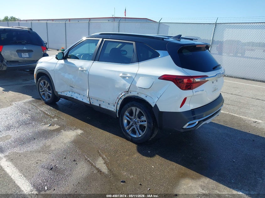 2022 Kia Seltos VIN KNDEUCAA9N7344864 IAAI salvage auction — LEFT SIDE, Salvage (Kentucky), sold $8,100 on 2026-07-30 (photo 3)