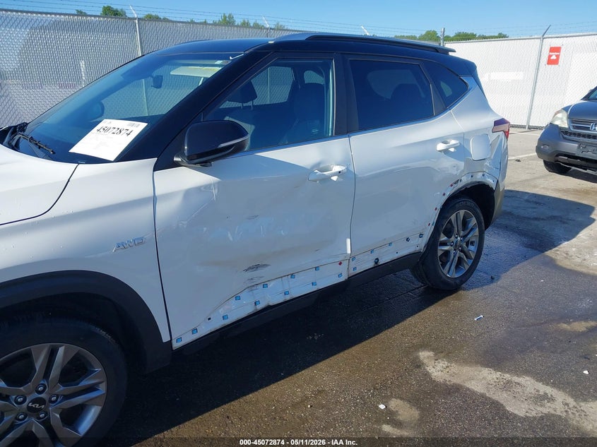 2022 Kia Seltos VIN KNDEUCAA9N7344864 IAAI salvage auction — LEFT SIDE, Salvage (Kentucky), sold $8,100 on 2026-07-30 (photo 6)