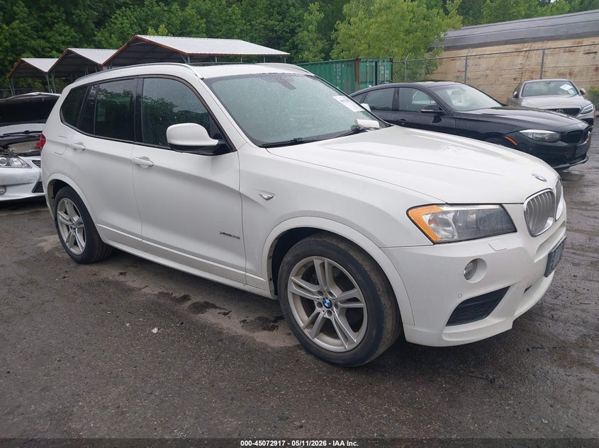 2014 BMW X3 VIN 5UXWX9C52E0D21015 IAAI salvage auction — LEFT FRONT, Salvage - Greater Than 75% (Maryland), sold $1,500 on 2026-07-16 (photo 1)