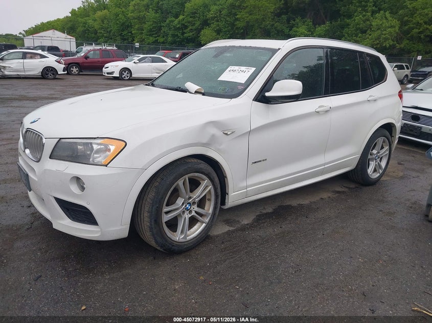 2014 BMW X3 VIN 5UXWX9C52E0D21015 IAAI salvage auction — LEFT FRONT, Salvage - Greater Than 75% (Maryland), sold $1,500 on 2026-07-16 (photo 2)