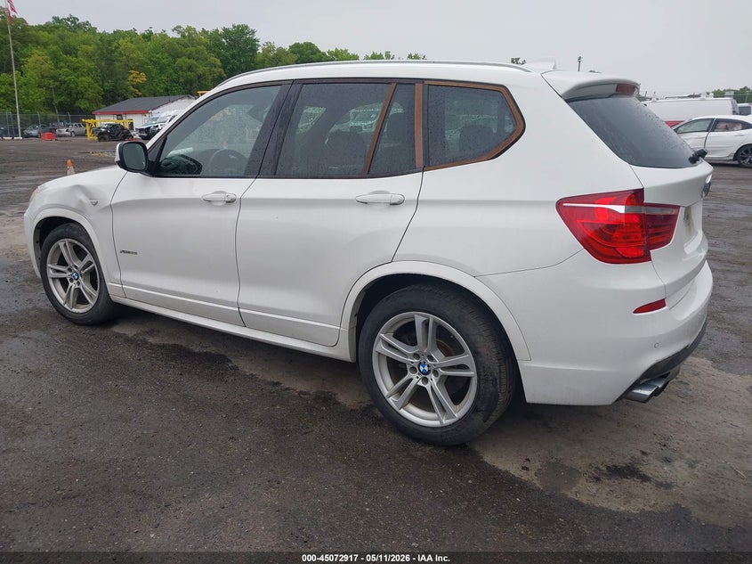 2014 BMW X3 VIN 5UXWX9C52E0D21015 IAAI salvage auction — LEFT FRONT, Salvage - Greater Than 75% (Maryland), sold $1,500 on 2026-07-16 (photo 3)