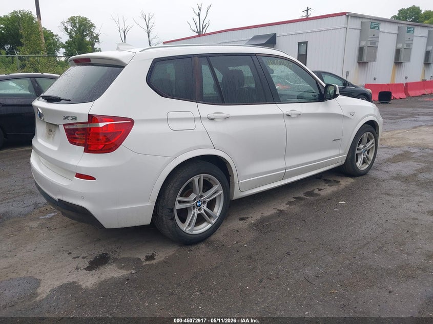 2014 BMW X3 VIN 5UXWX9C52E0D21015 IAAI salvage auction — LEFT FRONT, Salvage - Greater Than 75% (Maryland), sold $1,500 on 2026-07-16 (photo 4)