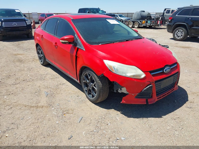 2014 Ford Focus VIN 1FADP3F27EL299540 IAAI salvage auction — REAR END, Original (Texas), sold $650 on 2026-07-27 (photo 1)