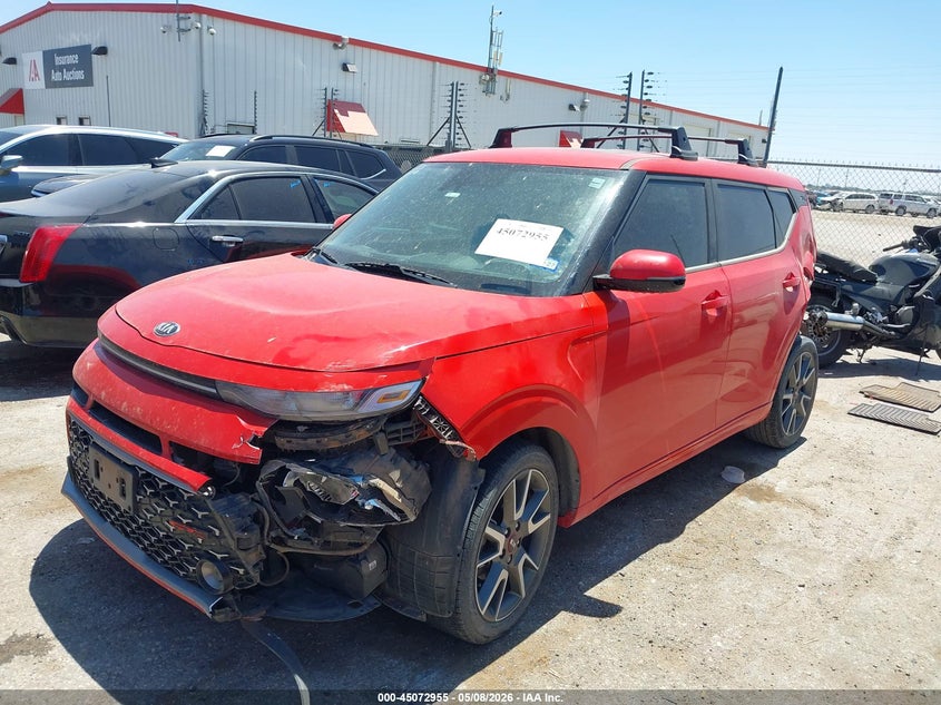 2021 Kia Soul VIN KNDJ63AU7M7127248 IAAI salvage auction — LEFT SIDE, Salvage (Texas), sold $2,000 on 2026-07-21 (photo 2)