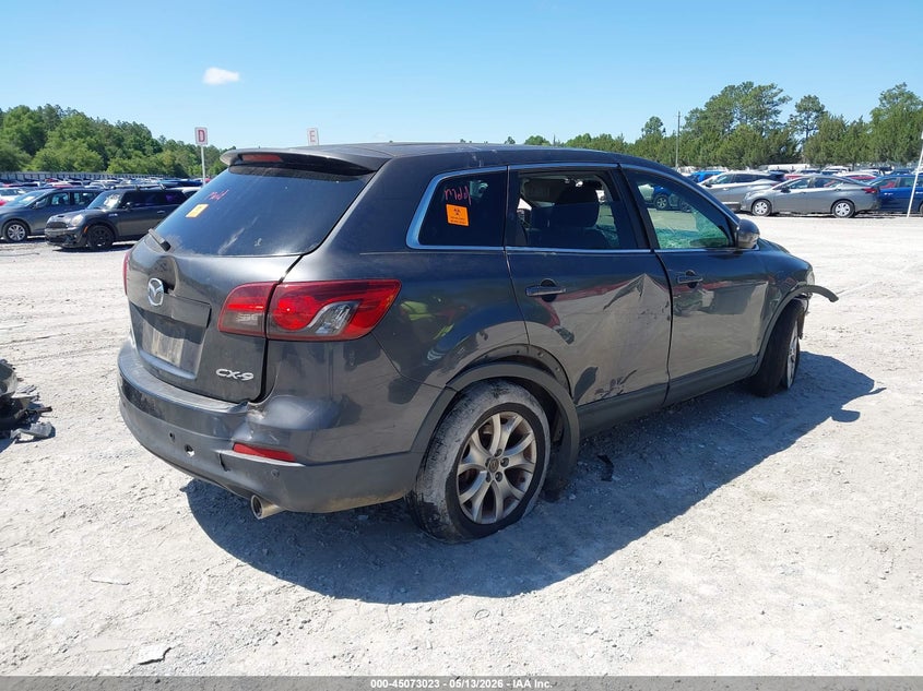 2015 Mazda Cx-9 VIN JM3TB2CA1F0455544 IAAI salvage auction — ROLLOVER, Rebuildable (Florida), sold $300 on 2026-07-09 (photo 4)