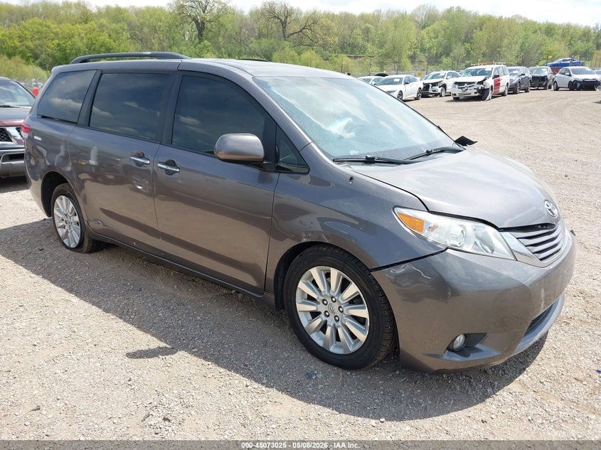 2013 Toyota Sienna VIN 5TDDK3DC5DS063180 IAAI salvage auction — LEFT FRONT, Salvage (Illinois), sold $2,000 on 2026-07-22 (photo 1)