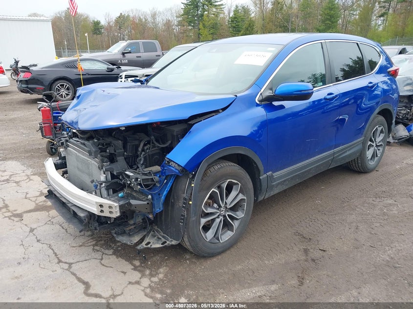 2021 Honda Cr-v VIN 7FARW2H80ME001592 IAAI salvage auction — FRONT END, Salvage (Massachusetts), sold $9,200 on 2026-07-24 (photo 2)