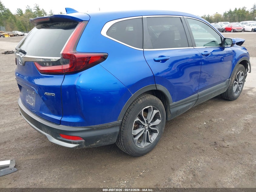 2021 Honda Cr-v VIN 7FARW2H80ME001592 IAAI salvage auction — FRONT END, Salvage (Massachusetts), sold $9,200 on 2026-07-24 (photo 4)