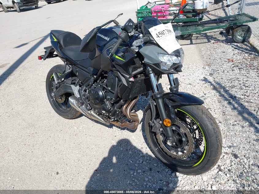 2024 Kawasaki Er VIN ML5EREP12RDAD5144 IAAI salvage auction — REAR END, Junk Bill Of Sale Mv2459 (Wisconsin), sold $750 on 2026-07-21 (photo 1)