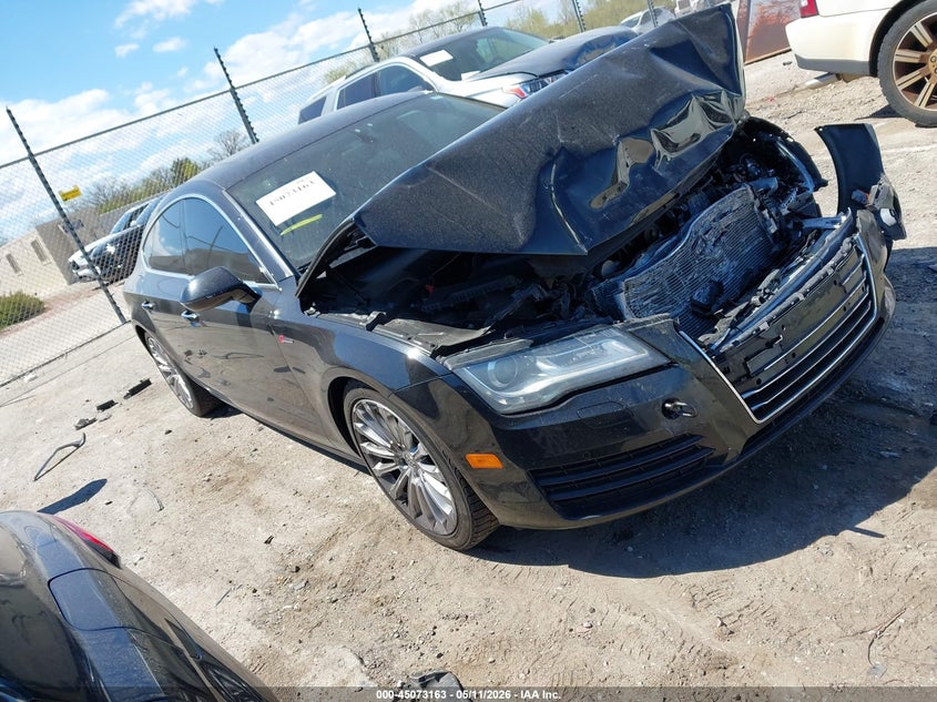 2013 Audi A7 VIN WAUYGAFCXDN024009 IAAI salvage auction — FRONT END, Junk Bill Of Sale Mv2459 (Wisconsin), sold $400 on 2026-07-21 (photo 1)