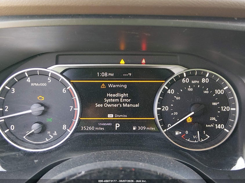 2023 Nissan Rogue VIN JN8BT3BA4PW009125 IAAI salvage auction — FRONT END, Salvage (California), sold $7,200 on 2026-07-13 (photo 7)