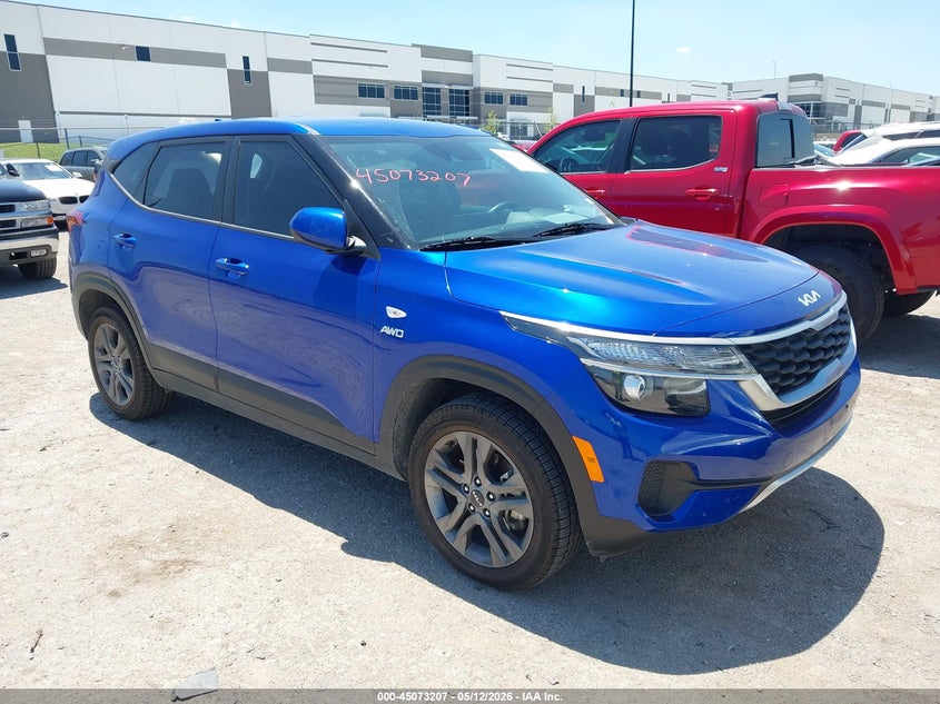 2023 Kia Seltos VIN KNDEPCAA4P7453615 IAAI salvage auction — HAIL, Original (Texas), sold $4,450 on 2026-08-25 (photo 1)