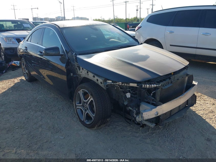 2019 Mercedes-benz Cla-klasse VIN WDDSJ4EB0KN710860 IAAI salvage auction — FRONT & REAR, Original (Texas), sold $2,150 on 2026-07-29 (photo 1)