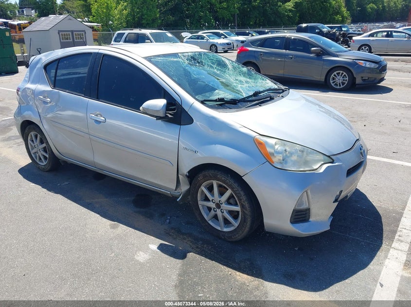 2013 Toyota Prius c VIN JTDKDTB34D1534222 IAAI salvage auction — SIDE, Salvage (North Carolina), sold $725 on 2026-07-09 (photo 1)