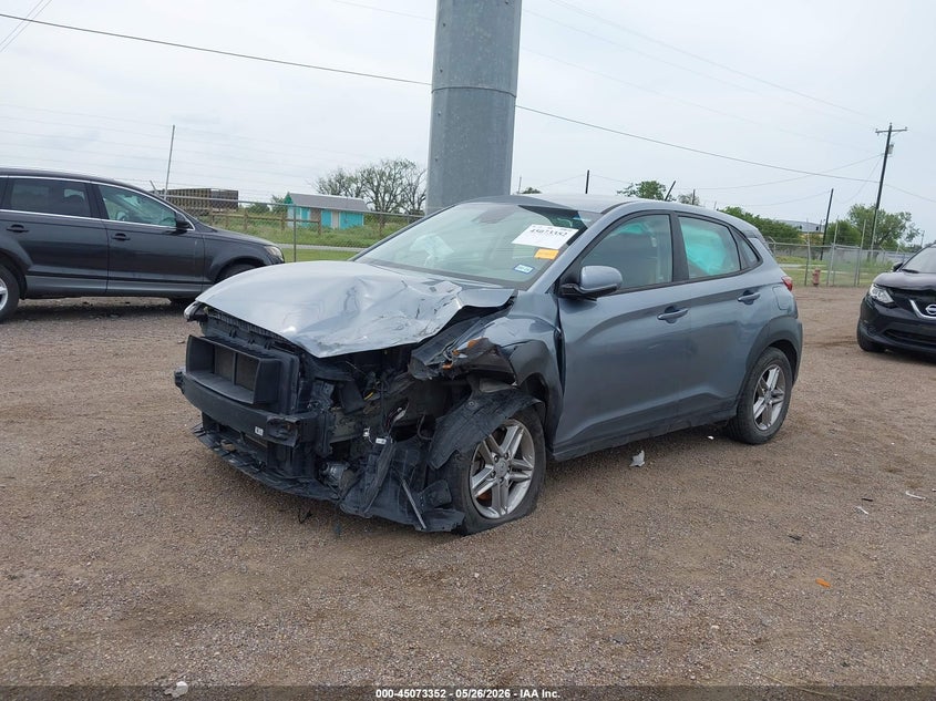 2021 Hyundai Kona VIN KM8K1CAA2MU644480 IAAI salvage auction — FRONT END, Salvage (Texas), sold $1,050 on 2026-07-21 (photo 2)