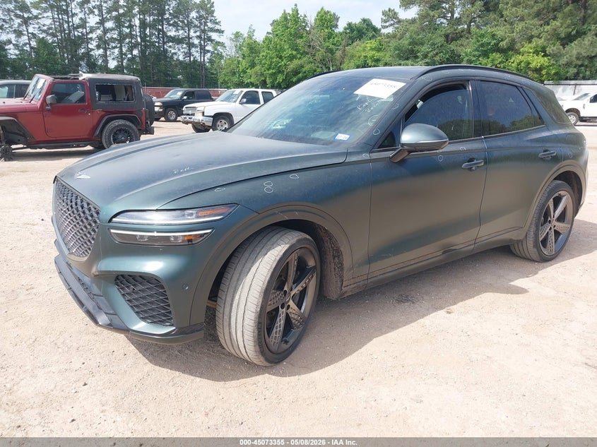 2022 Genesis Gv70 VIN KMUMCDTC8NU039681 IAAI salvage auction — RIGHT SIDE, Original (Texas), sold $5,100 on 2026-07-30 (photo 2)