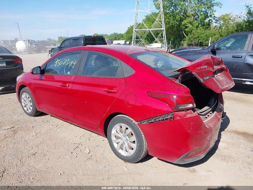 2019 Hyundai Accent VIN 3KPC24A39KE065110 IAAI salvage auction — REAR END, Salvage (Indiana), sold $1,500 on 2026-07-18 (photo 3)