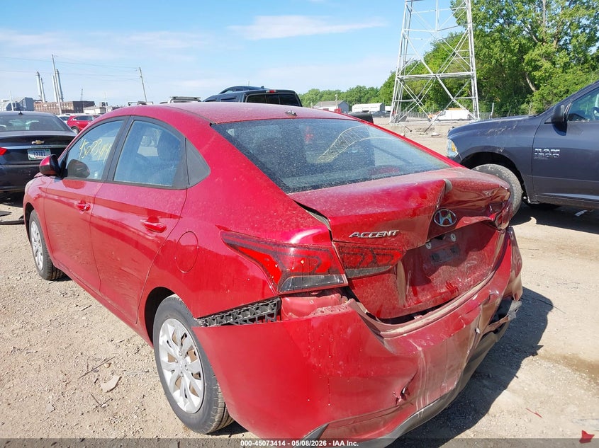 2019 Hyundai Accent VIN 3KPC24A39KE065110 IAAI salvage auction — REAR END, Salvage (Indiana), sold $1,500 on 2026-07-18 (photo 6)