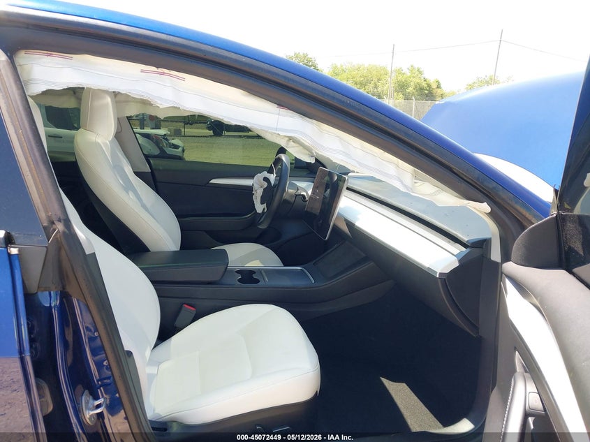 2022 Tesla Model 3 VIN 5YJ3E1EC1NF308536 IAAI salvage auction — FRONT END, Salvage (North Carolina), sold $7,200 on 2026-07-15 (photo 5)